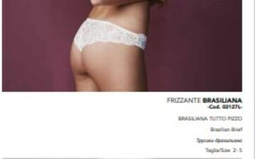 ART. BRASILIANA FRIZZANTE- slip donna pizzo brasiliana frizzante - Fratelli Parenti